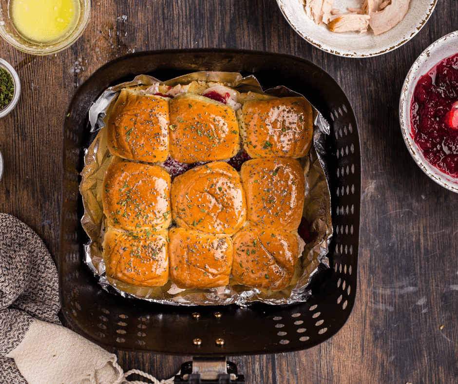 Air Fryer Leftover Thanksgiving Sliders