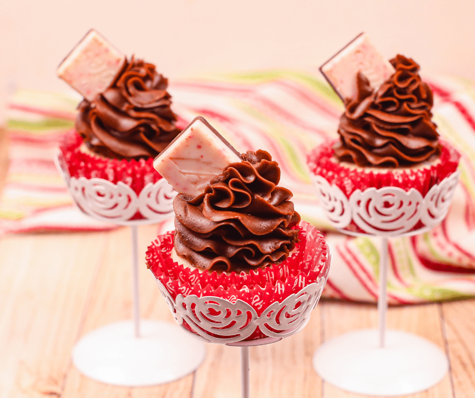 Air Fryer Andes Mint Cupcakes