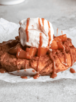 Air Fryer Apple Pie Pizookie