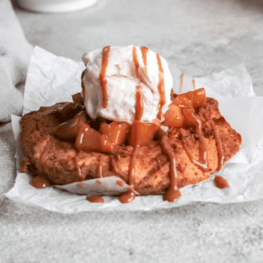 Air Fryer Apple Pie Pizookie