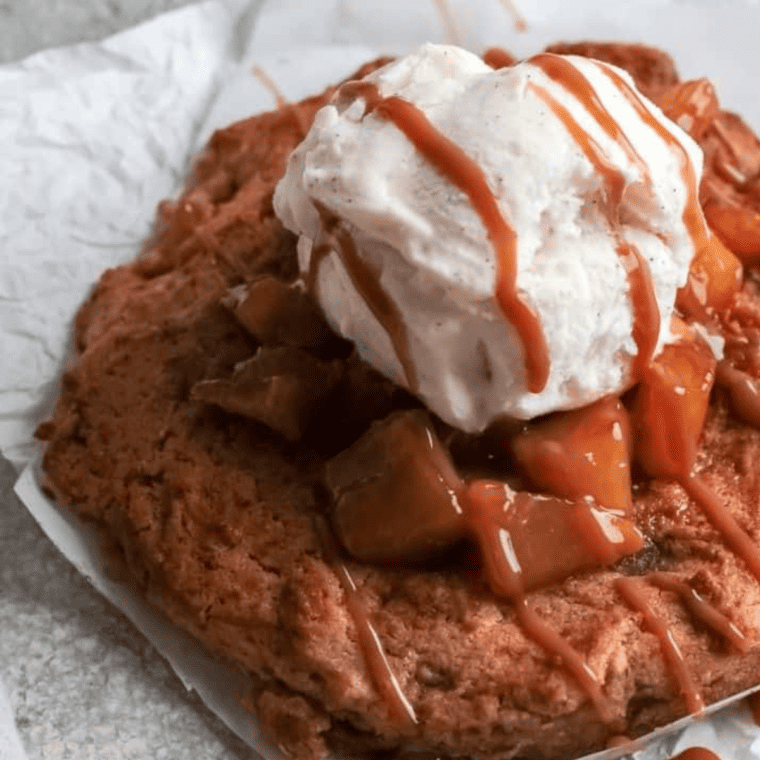 Air Fryer Apple Pie Pizookie