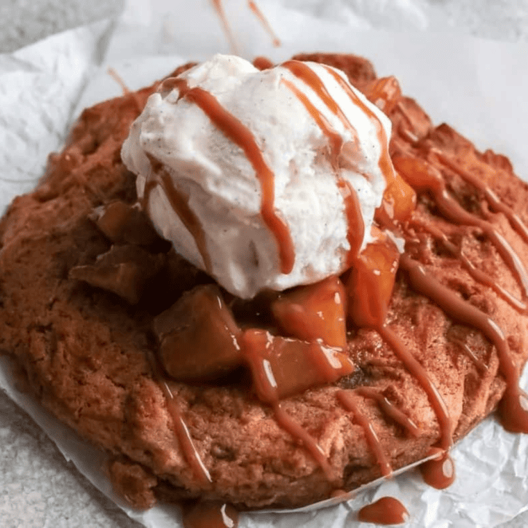 Air Fryer Apple Pie Pizookie