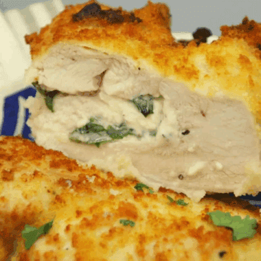 Air Fryer Feta and Spinach Stuffed Chicken Breasts