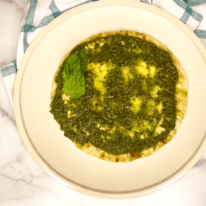 Air Fryer Goat Cheese Pizza