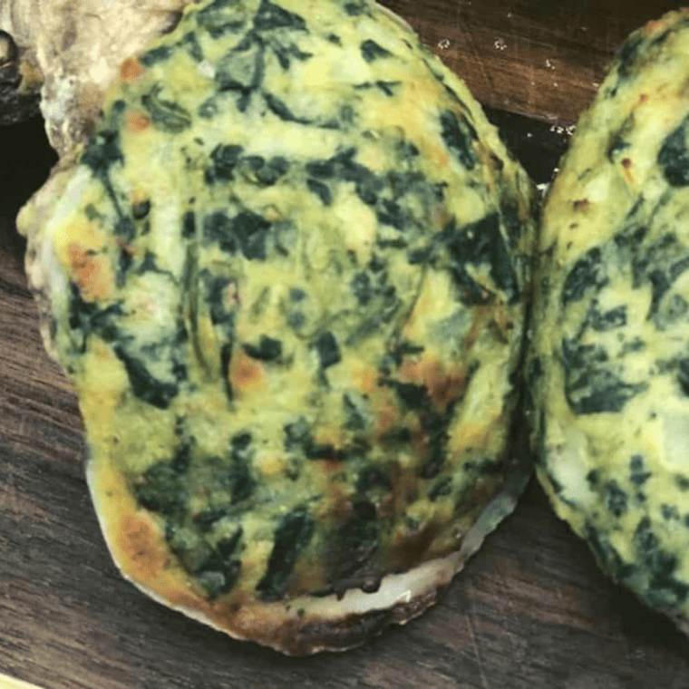 Air Fryer Oysters Rockefeller