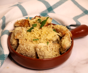 Air Fryer Pizza Rolls With Garlic Parmesan Butter