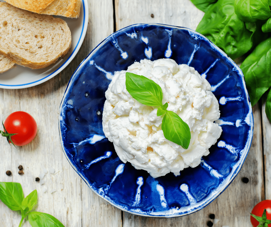 Air Fryer Ricotta Toast