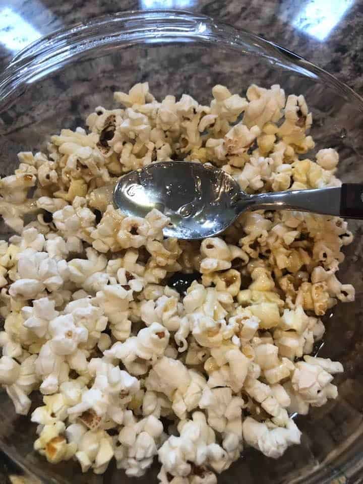 Air Fryer Maple Popcorn