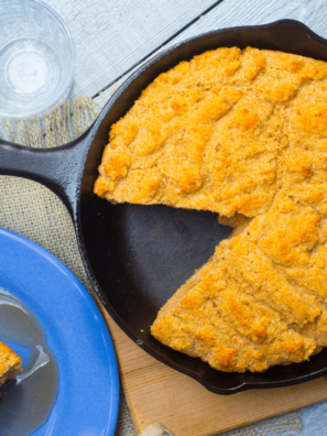 Air Fryer Skillet Cornbread