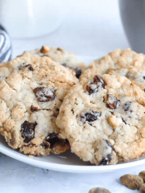 Air Fryer Cranberry Pistachio Shortbread Cookies