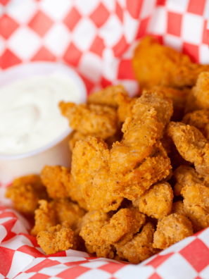 Air Fryer Frozen Popcorn Chicken