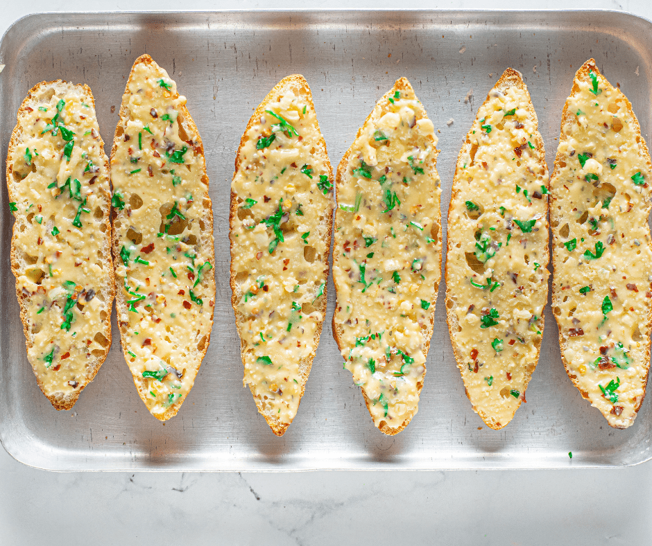 Air Fryer Garlic Bread