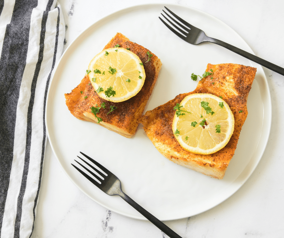 Air Fryer Halibut