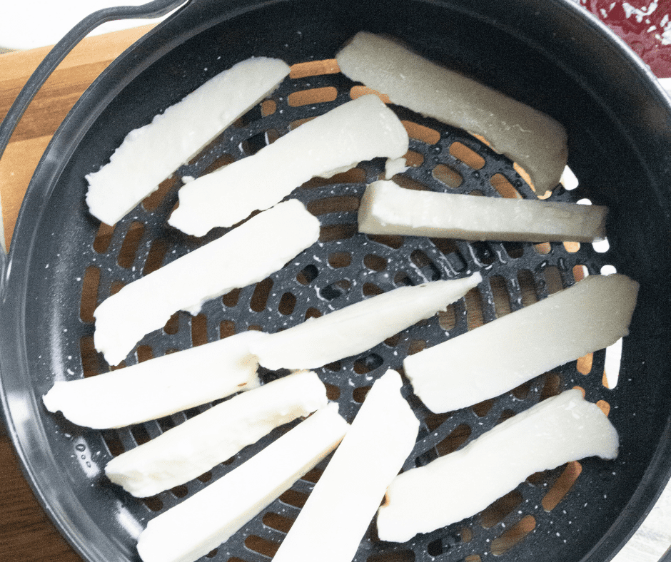 Air Fryer Halloumi Cheese Toast