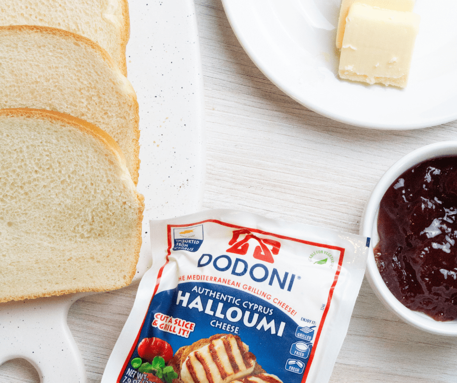 Air Fryer Halloumi Cheese Toast