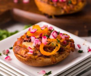 Air Fryer Hawaiian Barbecue Bagel Bites