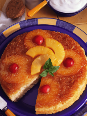 Air-Fryer-Pineapple-Upside-Down-Cake