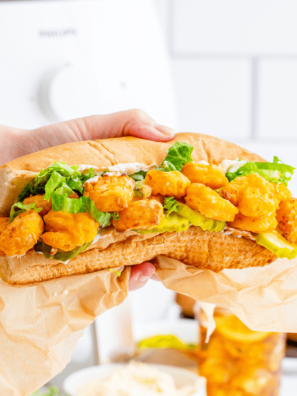 Air Fryer Popeye's Seafood Po’Boy
