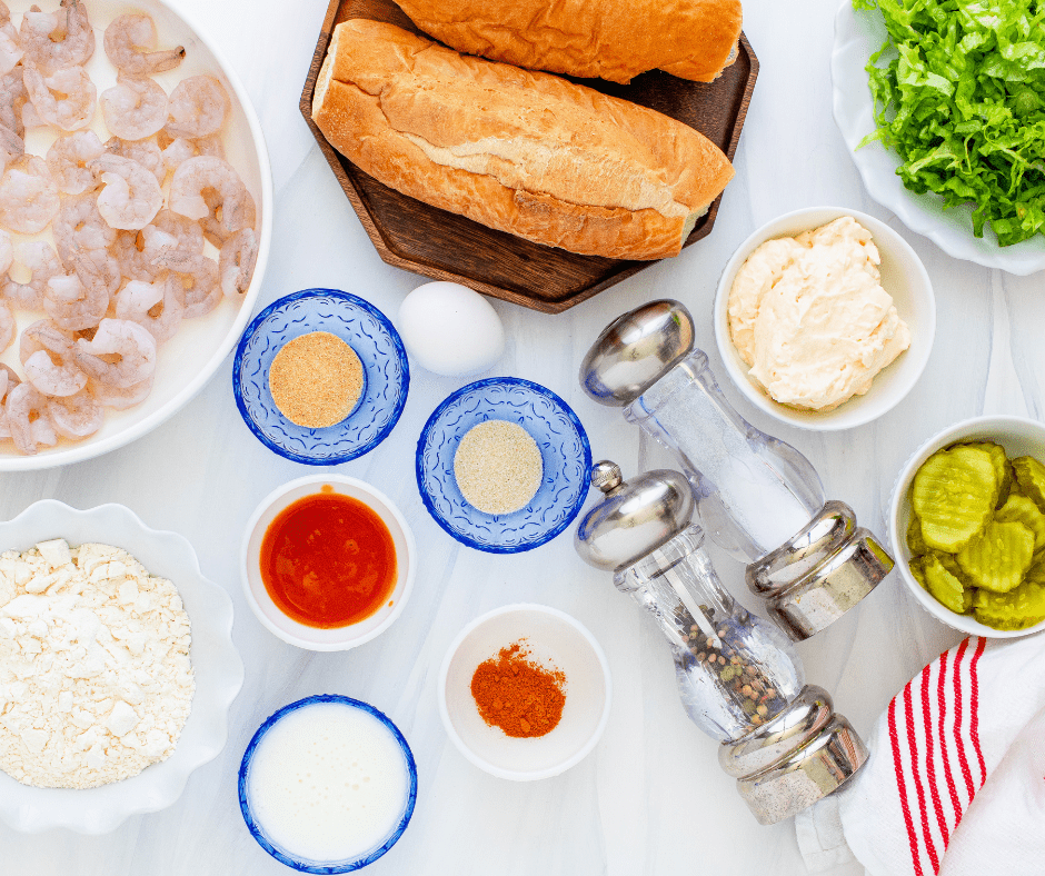 Ingredients Needed For Air Fryer Popeye's Seafood Po’Boy
