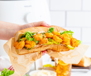 Air Fryer Popeye's Seafood Po’Boy