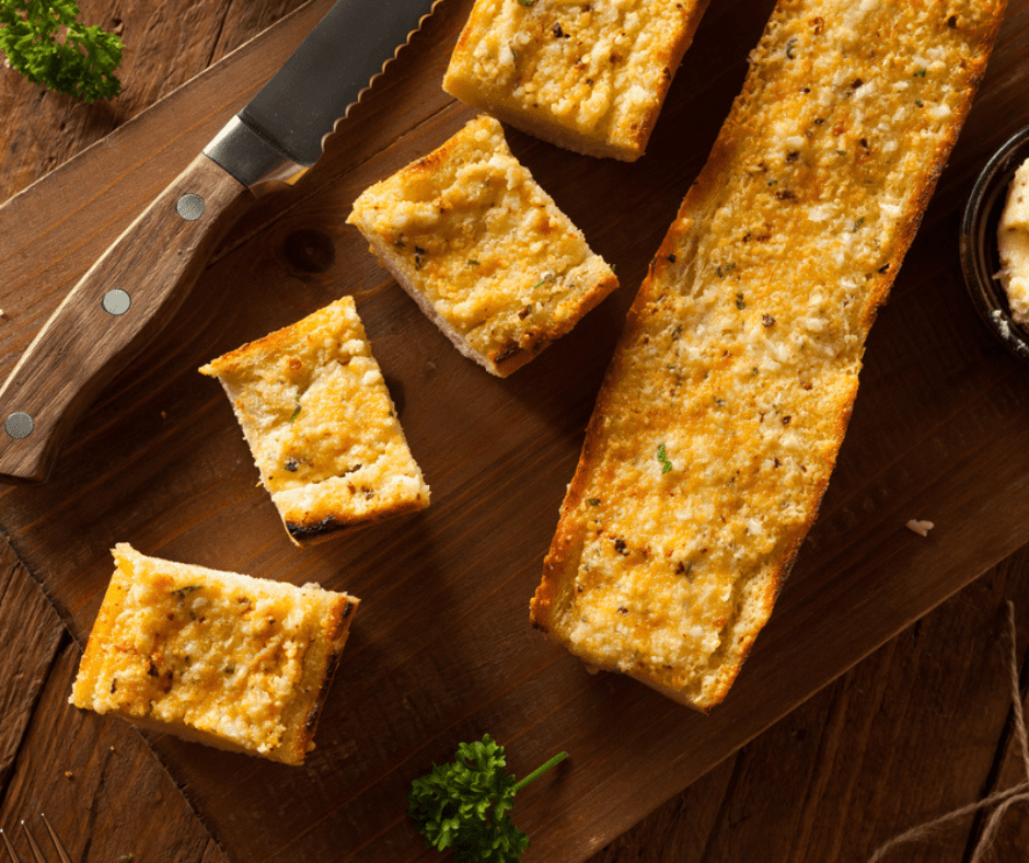 Air Fryer Cheesy Garlic Bread