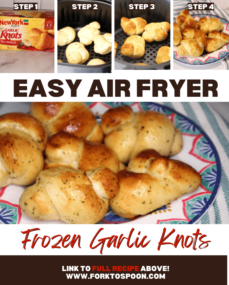 Frozen Garlic Knots in Air Fryer