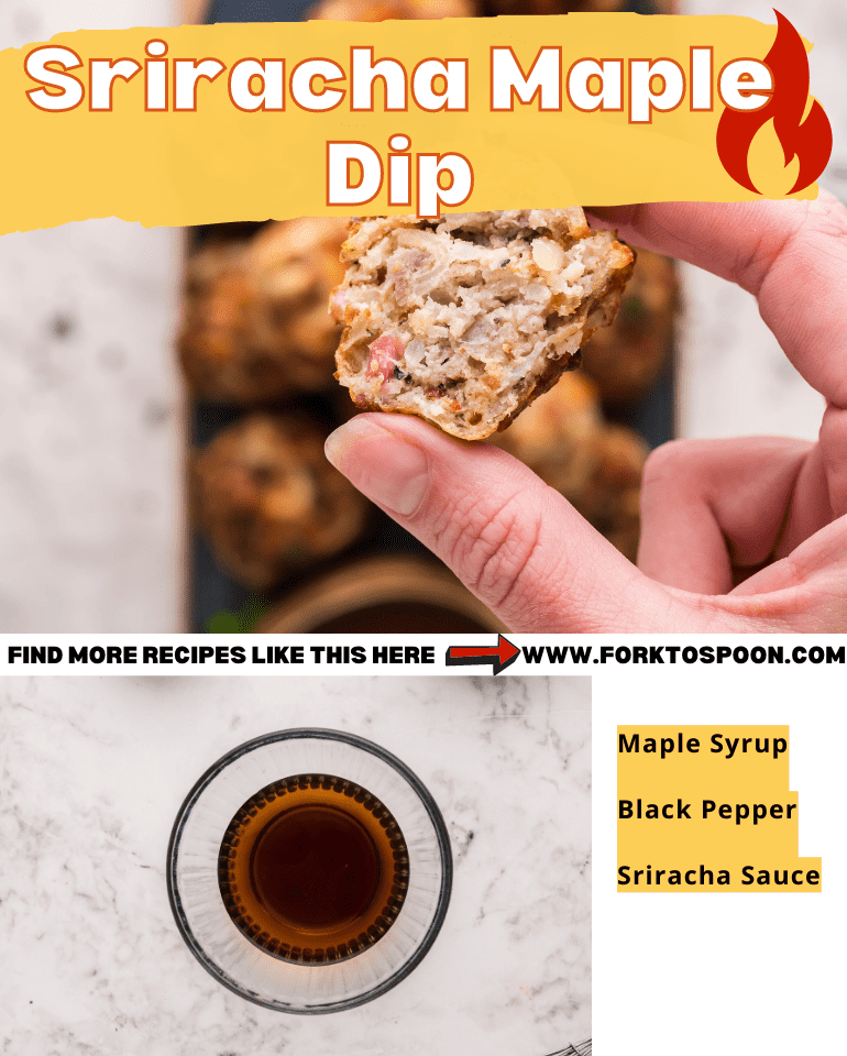 Sriracha Maple Dip