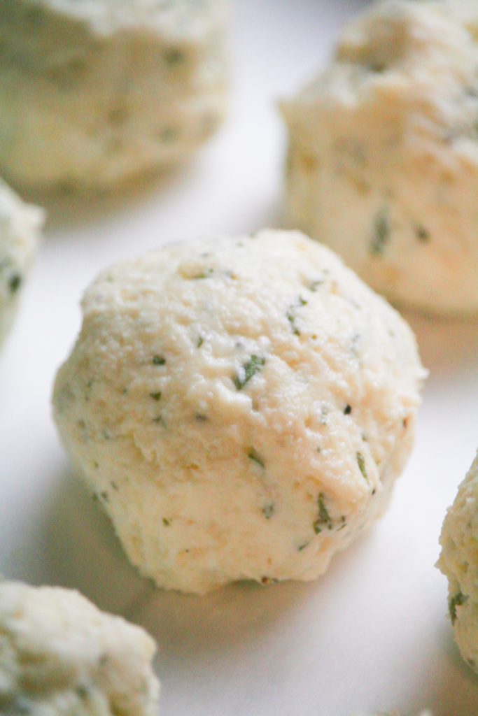 Air Fryer White Italian Meatballs