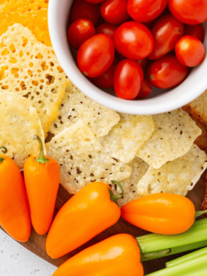Have you tried making keto cheese crackers in your air fryer? They are SO good and SO easy to make! Just 4 ingredients and a few minutes in the air fryer is all it takes. You're going to love these cheesy, crispy crackers!