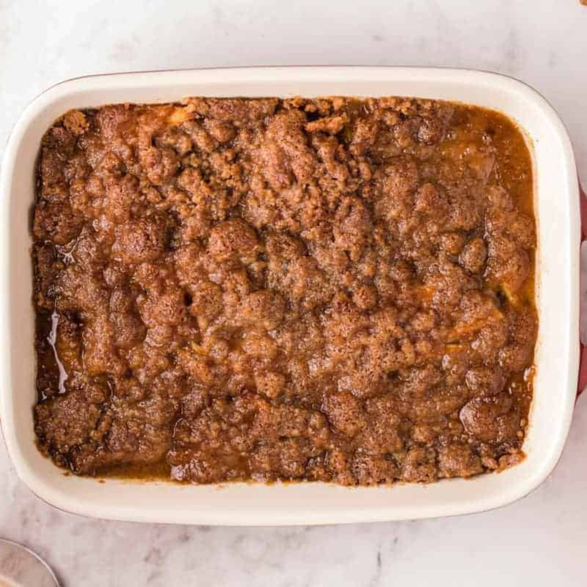 Air Fryer Amaretto Apple Crumble