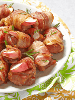 Air Fryer Apple Cinnamon Bacon Bites