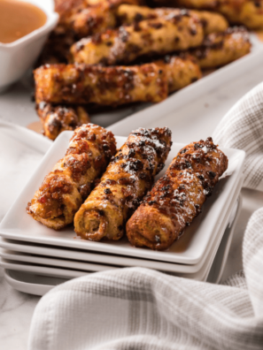 Air Fryer Bacon Maple French Toast Sticks