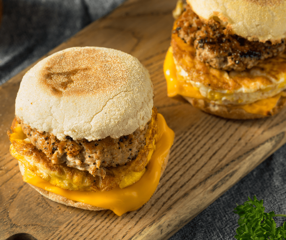 Copycat Jimmy Dean Sausage patties cooked in the air fryer