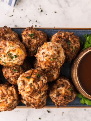 Air-Fryer-Breakfast-Sausage-Balls