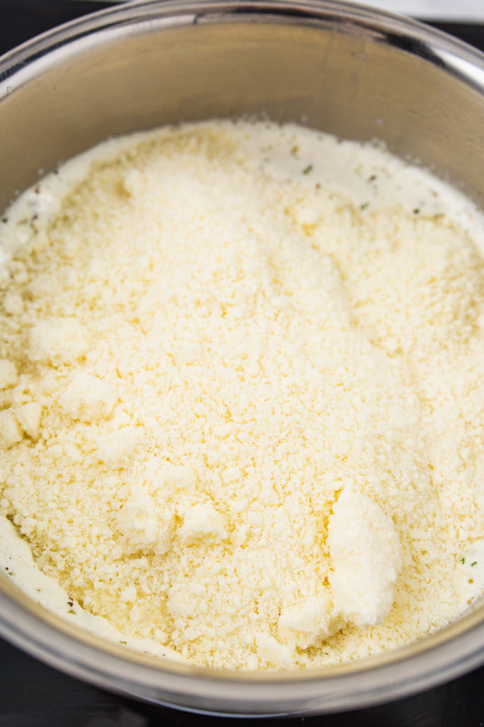 Air Fryer Copycat Olive Garden Shrimp Alfredo