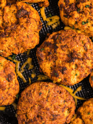 Air Fryer Chorizo and Cheddar Biscuits