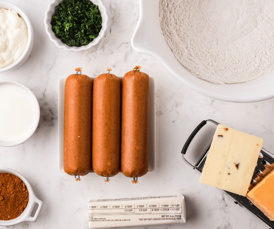 Air Fryer Chorizo and Cheddar Biscuits