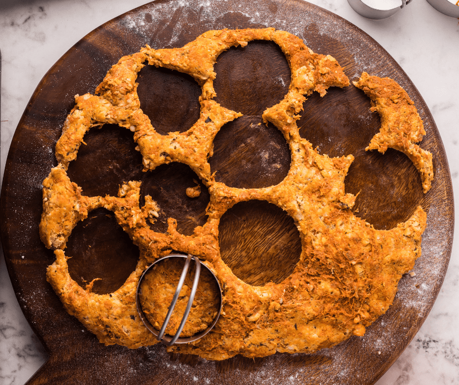 Air Fryer Chorizo and Cheddar Biscuits