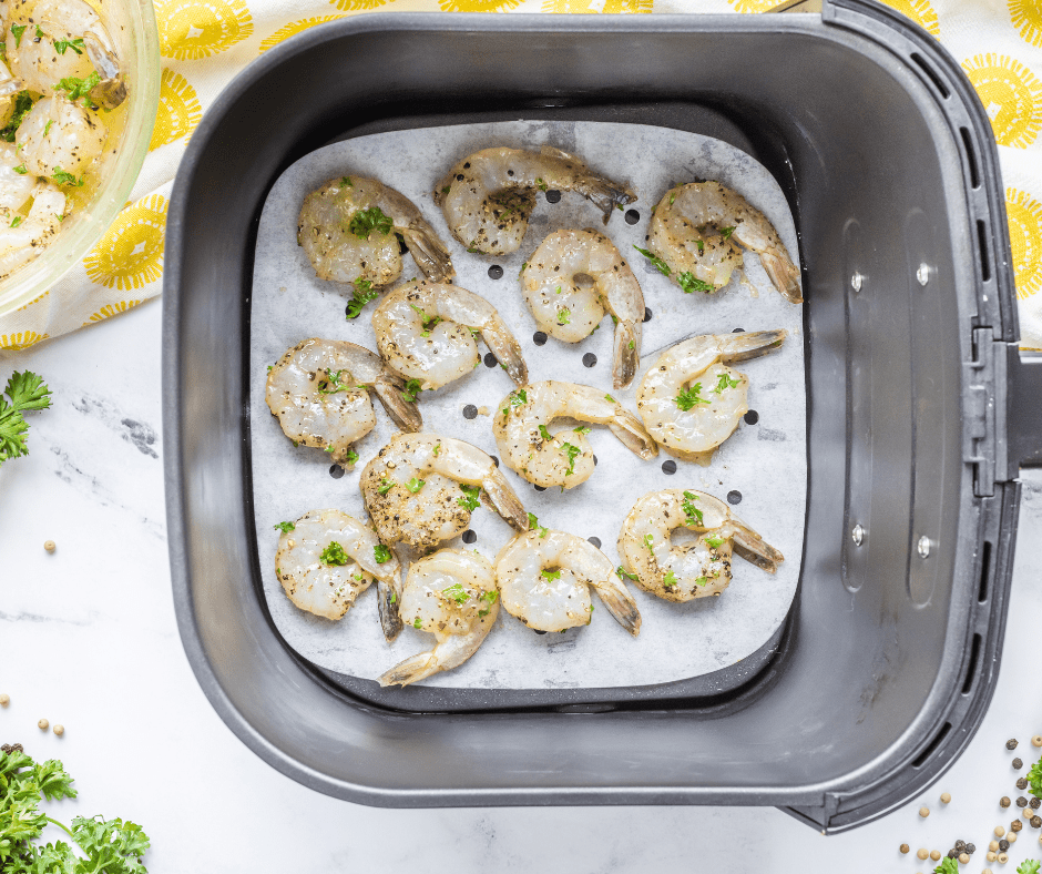 Air Fryer Copycat Olive Garden Shrimp Alfredo