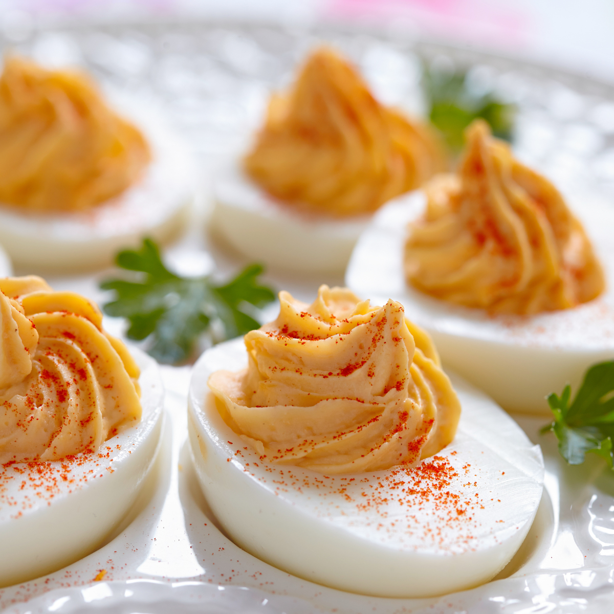 Air Fryer Curried Deviled Eggs