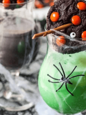 Air Fryer Dark Halloween Cookies