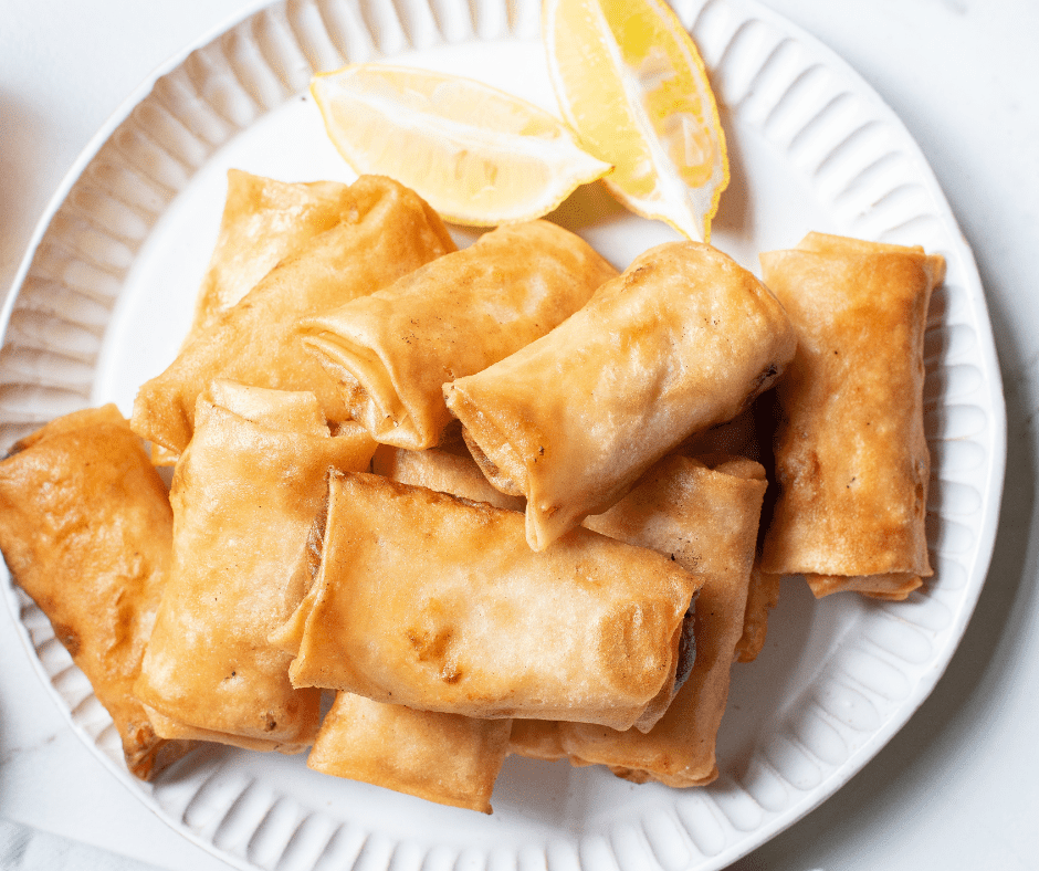 Air Fryer Homemade Chinese Egg Rolls