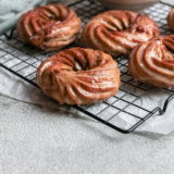 Air Fryer French Crullers (Apple Cider Choux Donuts)