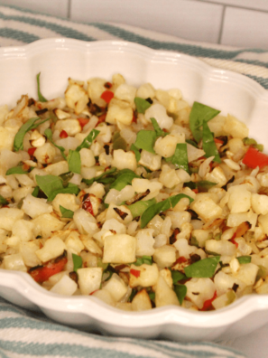 Air Fryer Frozen Potatoes O’Brien