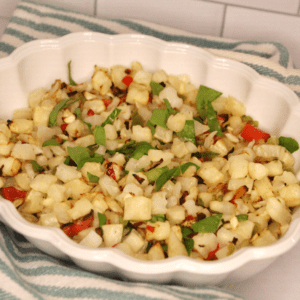 Air Fryer Frozen Potatoes O’Brien
