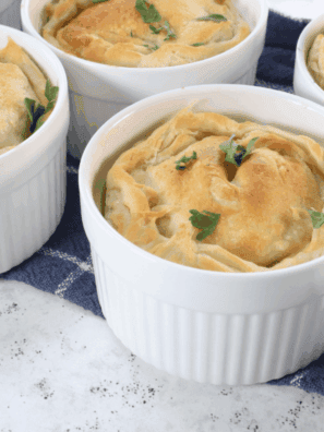Air Fryer Leftover Turkey Pie