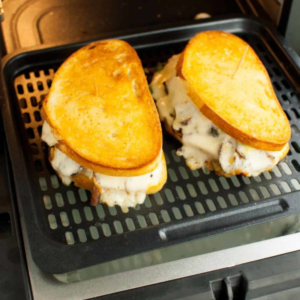 Air Fryer Mushrooms & Thyme Grilled Cheese