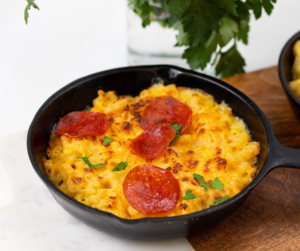 Air Fryer Pizza Mac and Cheese