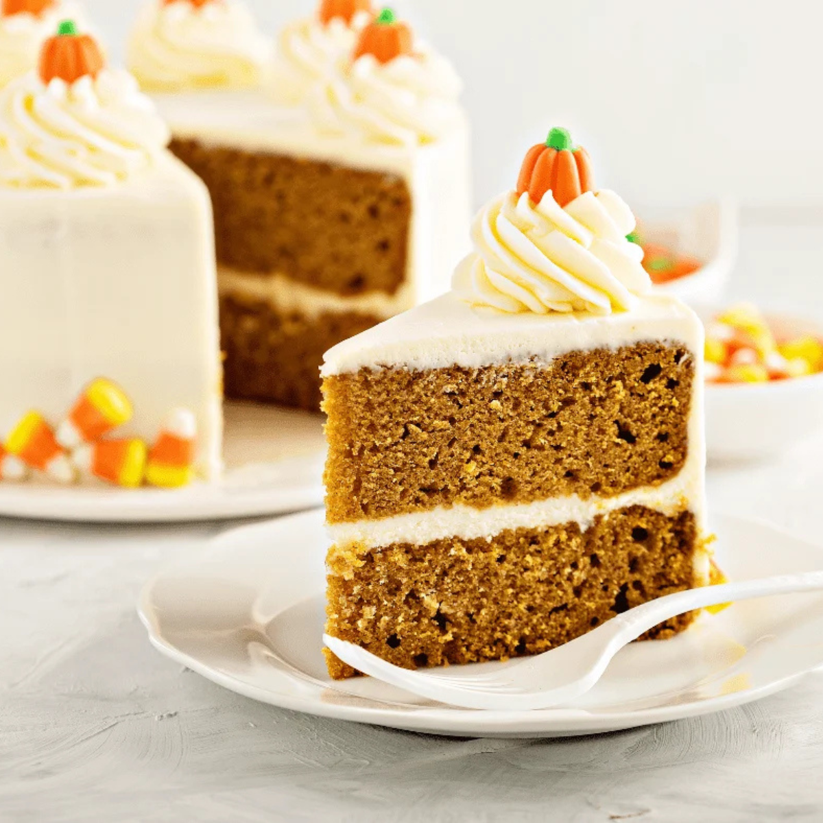 Air Fryer Pumpkin Layer Cake