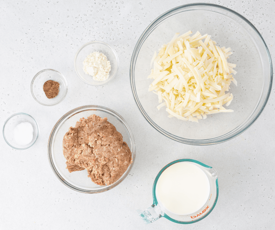 Ingredients Needed For Air Fryer Sausage Gravy Breakfast Skillet